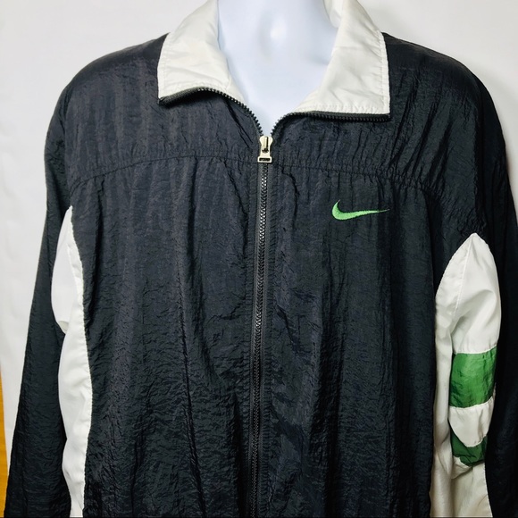 Nike Other - Nike Zip Jogging large green swoosh logo M mens
